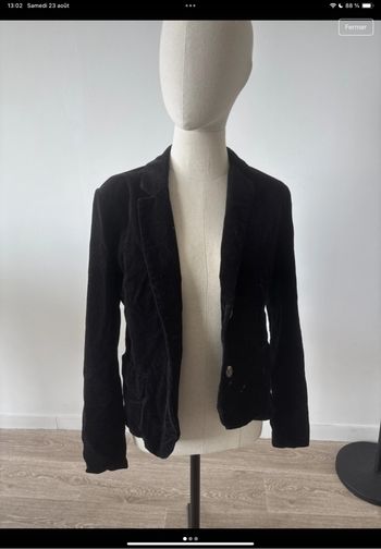 Blazer velours
