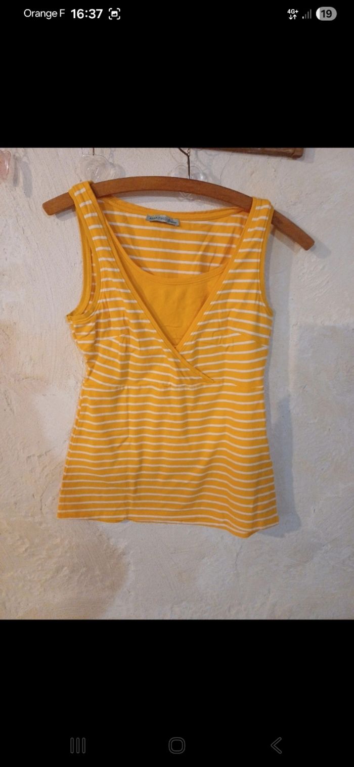 Lot de 2 débardeurs d allaitement taille 38 - photo numéro 2