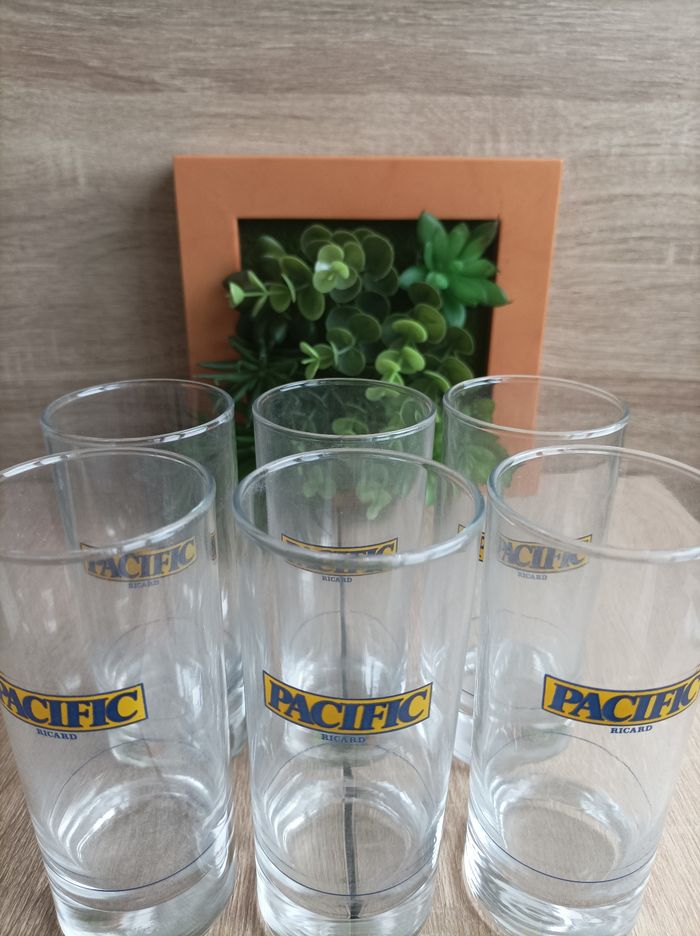 Lot 6 verres pacific Ricard - photo numéro 6