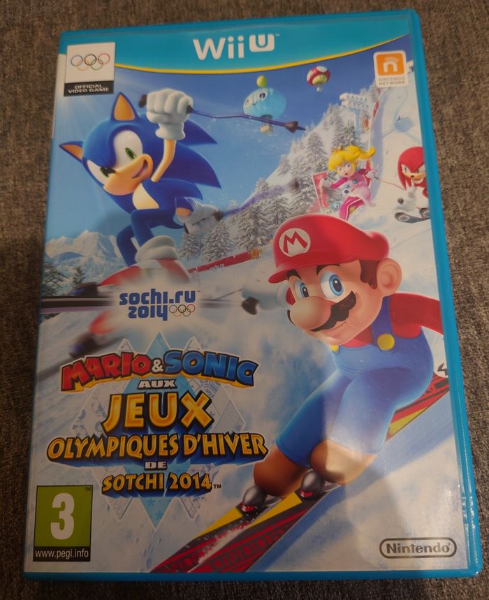Mario et Sonic aux jeux olympiques d'hiver Wii u