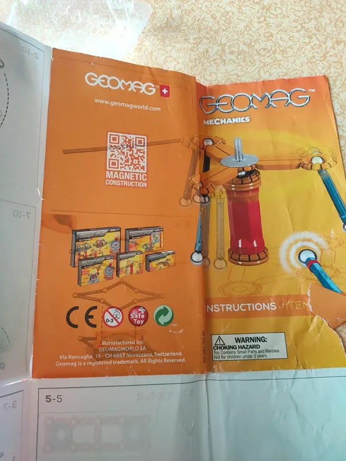 Geomag Mechanics Jeu de Construction Magnétique 146 pcs - photo numéro 6