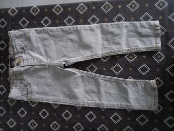 Jean gris clair in extenso 92cm
