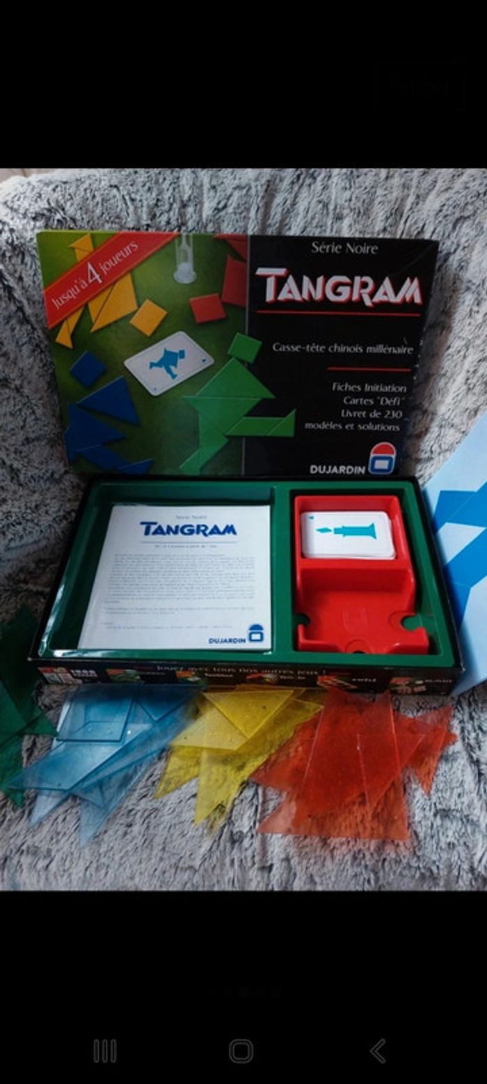 Jeu tangram casse tête chinois - photo numéro 6
