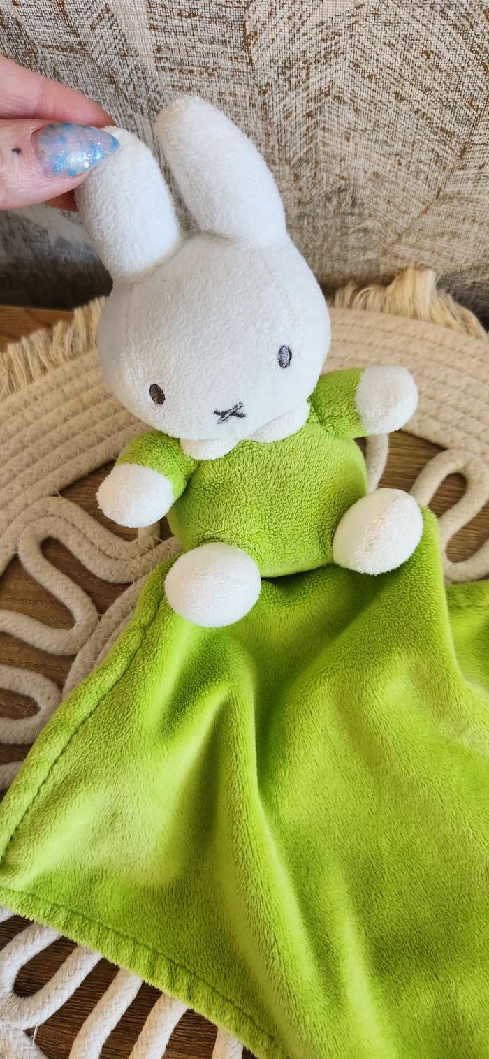 Doudou Lange Bébé Lapin Miffy - photo numéro 9