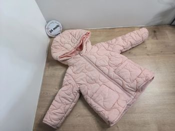 Manteau rose 24 mois