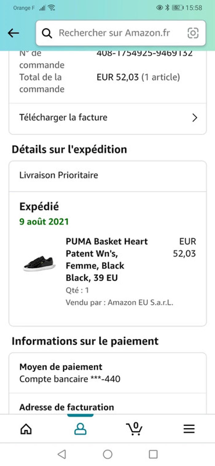 Basket Puma noir brillant 39 - photo numéro 7