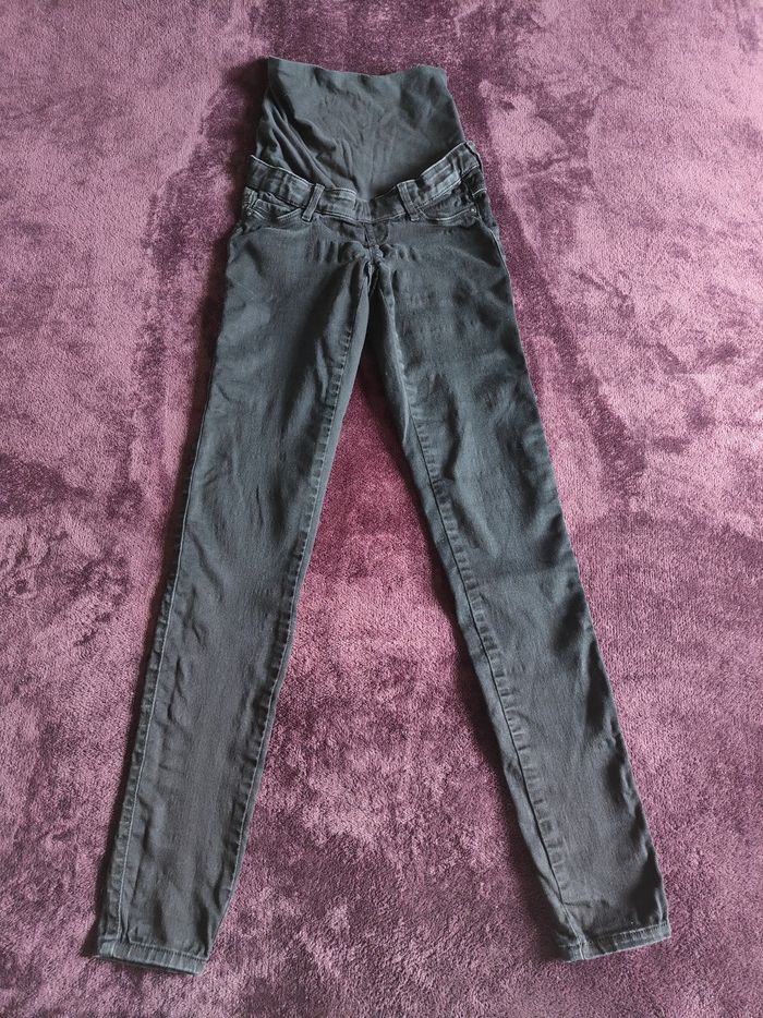 Jeans slim bandeau noir maternité Only XS - photo numéro 3