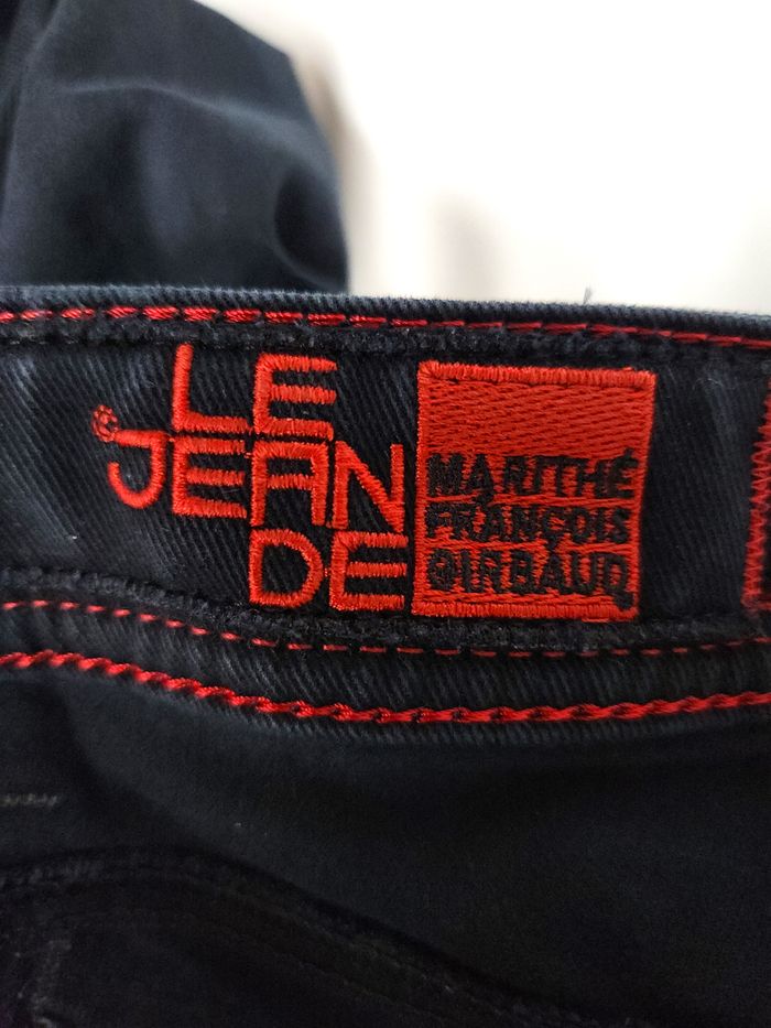 Jean bootcut noir Marithé François Girbaud Taille 37 W27 - photo numéro 7