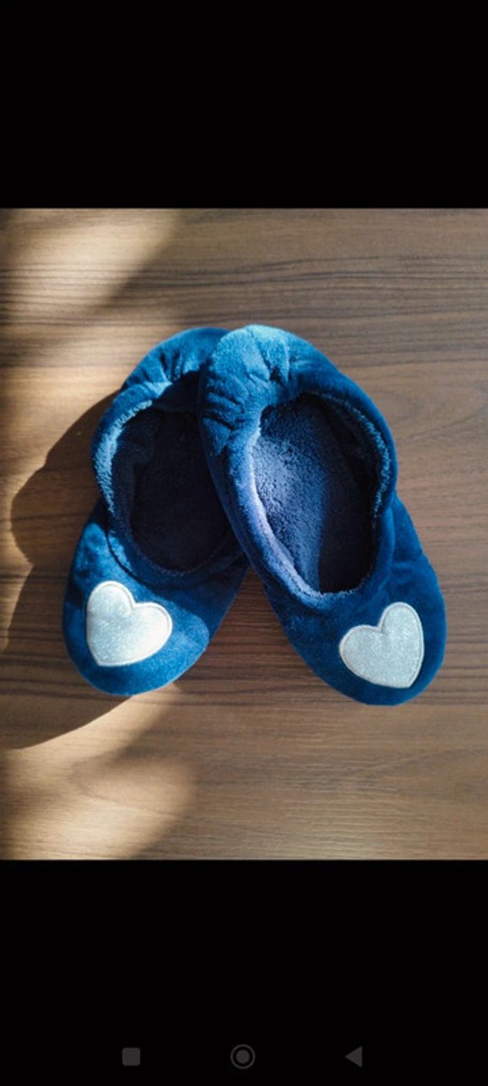 Chaussons coeurs 32