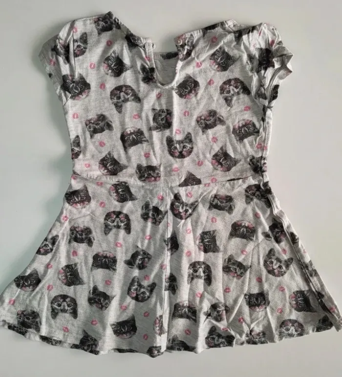 Petite robe chat - Taille 4 ans - photo numéro 2