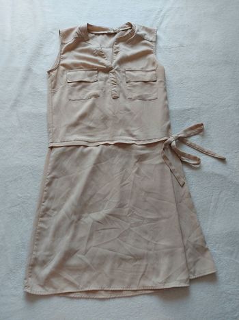 Robe blouse crème 38