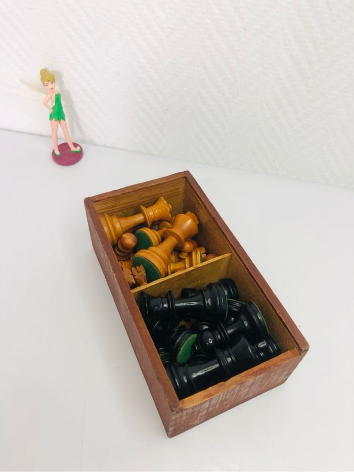 Pièces d’échecs Lardy plombées feutrées - photo numéro 2
