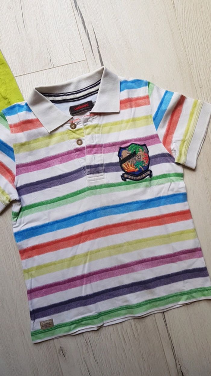 Lot de 2 tee shirts estivaux garçon 6ans catimini orchestra - photo numéro 3