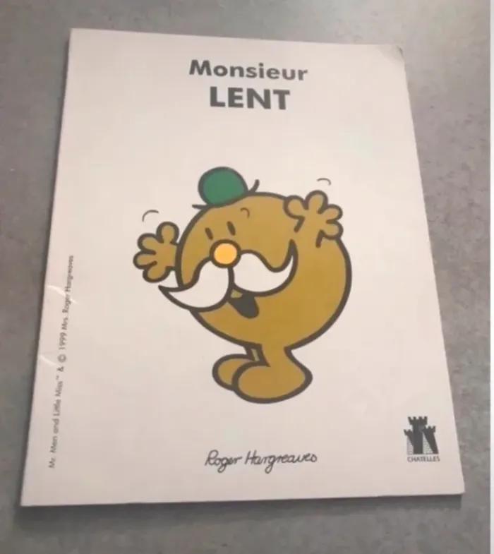 cahier couverture monsieur lent double ligne 32 pages format 17x22 cm