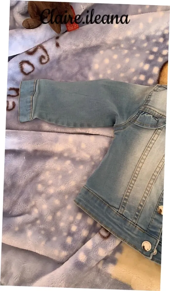 🛑veste en jean 9 mois 🛑 - photo numéro 2