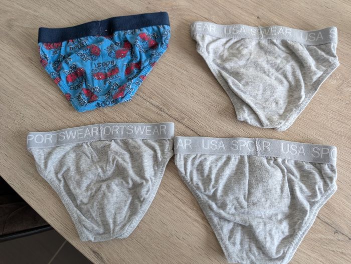 Lot de 4 slips garçon Zeeman 2 ans 92 cm - photo numéro 2