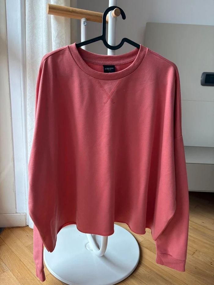 Piazza Italia- felpa rosa taglia L - photo numéro 2