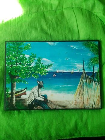Peinture de l'artiste Martiniquaise  MARYVONNE