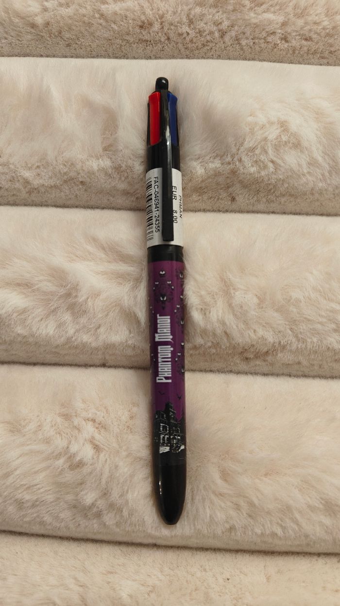 Stylo bic 4 couleurs neuf Disneyland Paris Phantom Manor Manoir Hanté