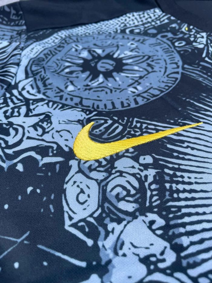 Maillot concept foot Brésil noir édition Rio Christ Rédempteur taille M - photo numéro 6