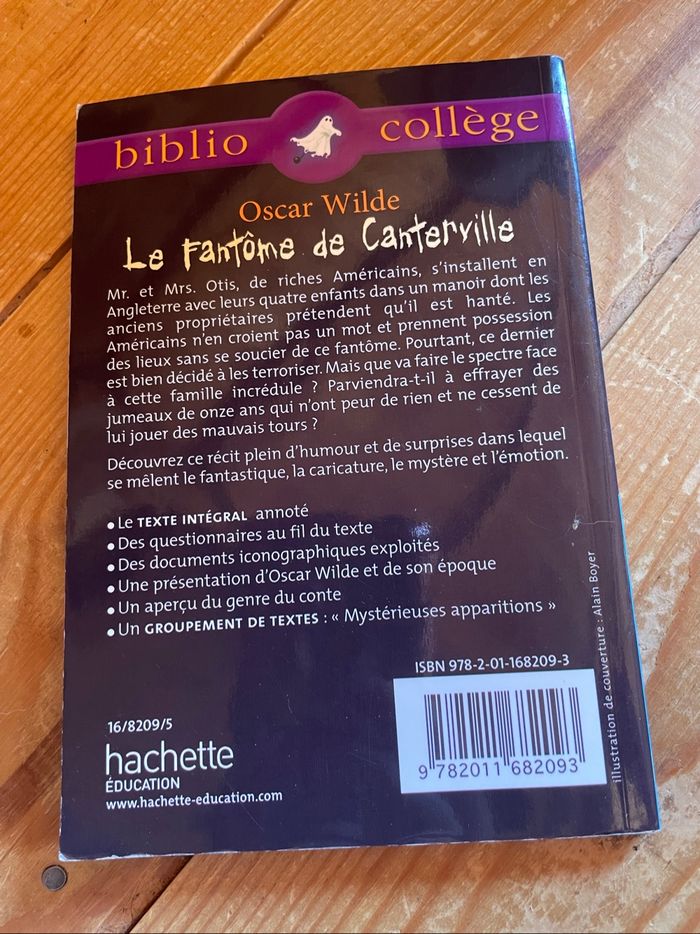 Livre - Le fantôme de Canterville - photo numéro 2