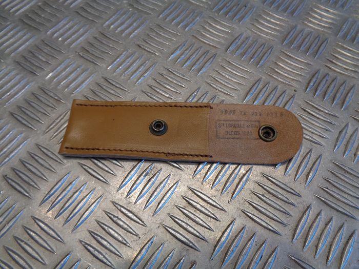 pochette en cuir pour trousse de nettoyage armee militaire - photo numéro 2