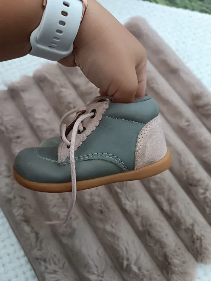 🔸 Première Chaussures de Marche Bottillons à Lacets 21 Gémo🔸 - photo numéro 5