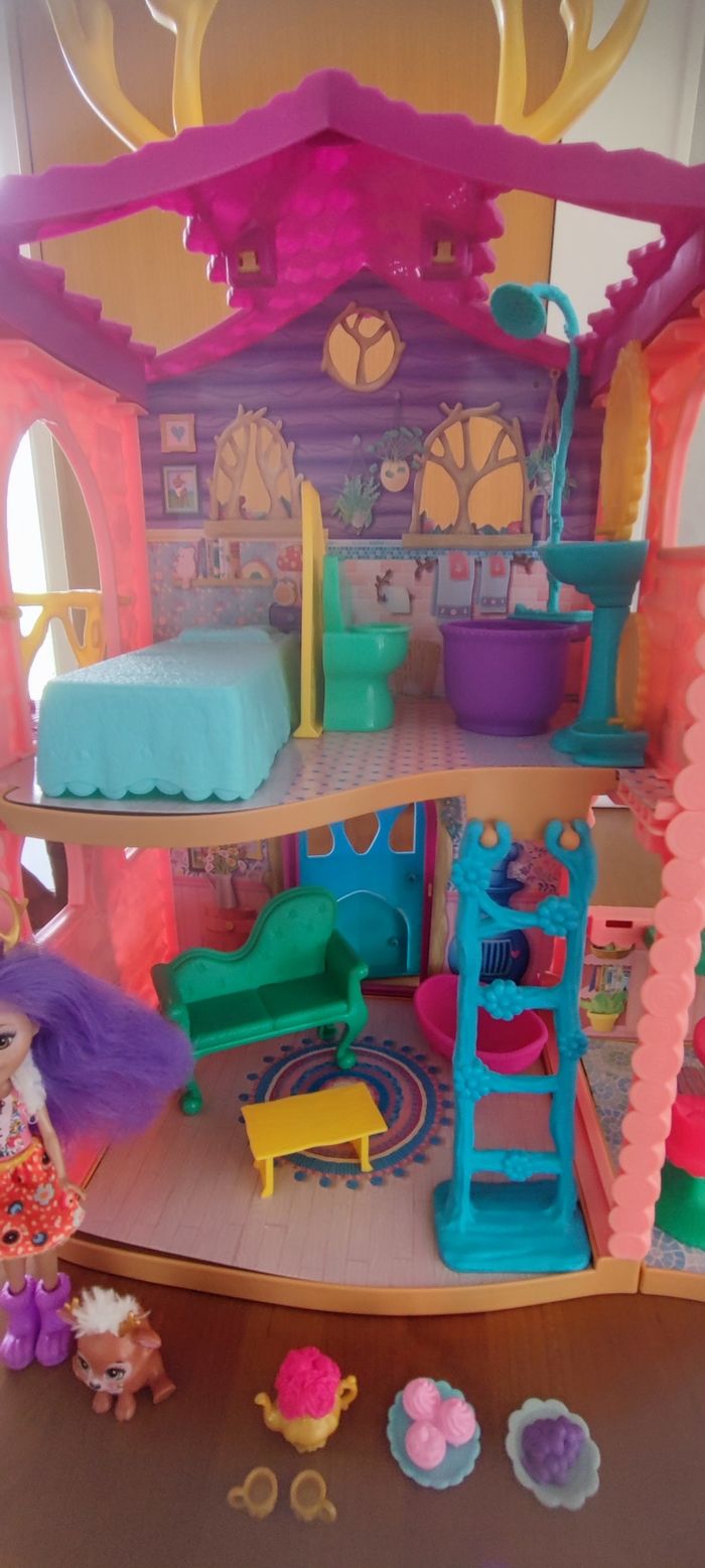 Maison enchantimals avec poupée et accessoires - photo numéro 8