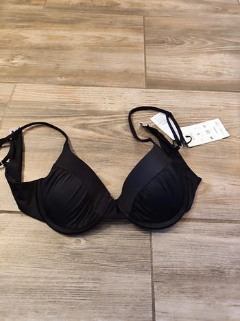 Haut Maillot de bain noir avec armatures Taille M Carvico