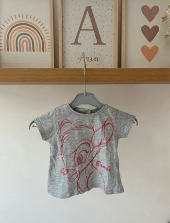 Teeshirt Bambi Disney 12 mois
