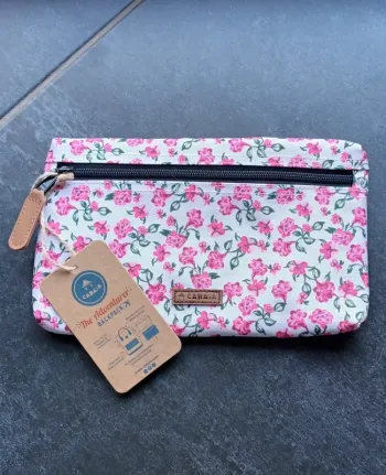 Pochette cabaia fleurie neuve