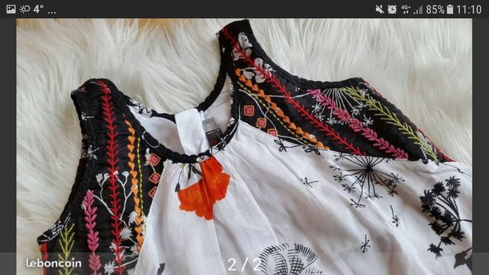 Blouse / Tunique débardeur Catimini 4 ans - photo numéro 2