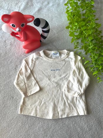 Très beau tee shirt à longue manche bébé fille
