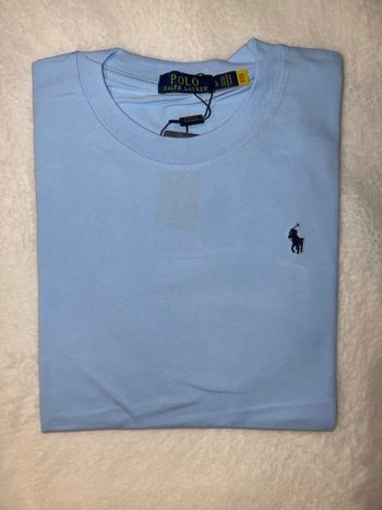 Tee shirt Ralph Lauren Bleu clair taille L