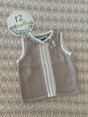 Gilet sans manche bébé 12 mois