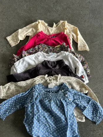 Lot de 7 tee-shirt manches longues