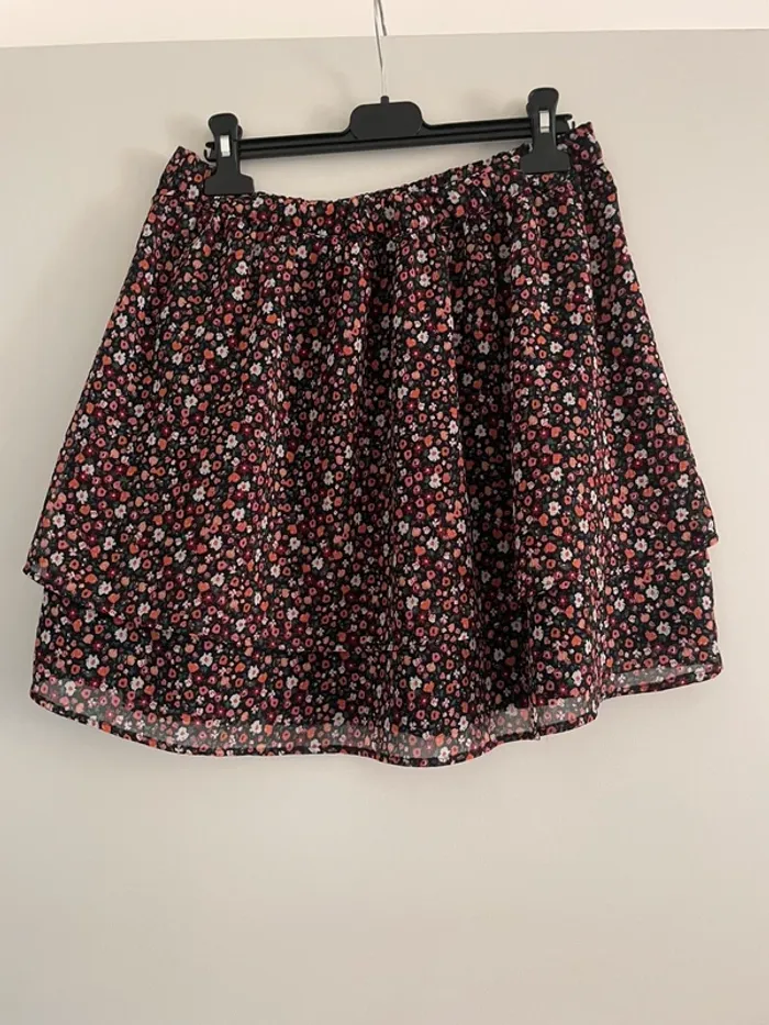 Jupe fleurie Kiabi 38