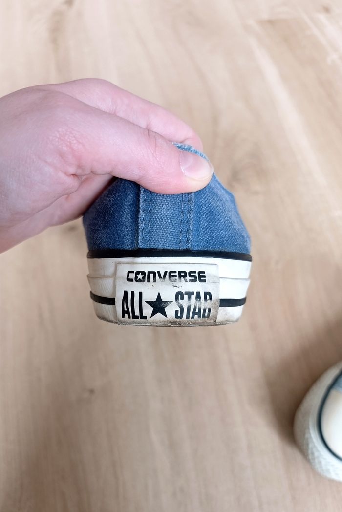 Converse bleues jean - photo numéro 5