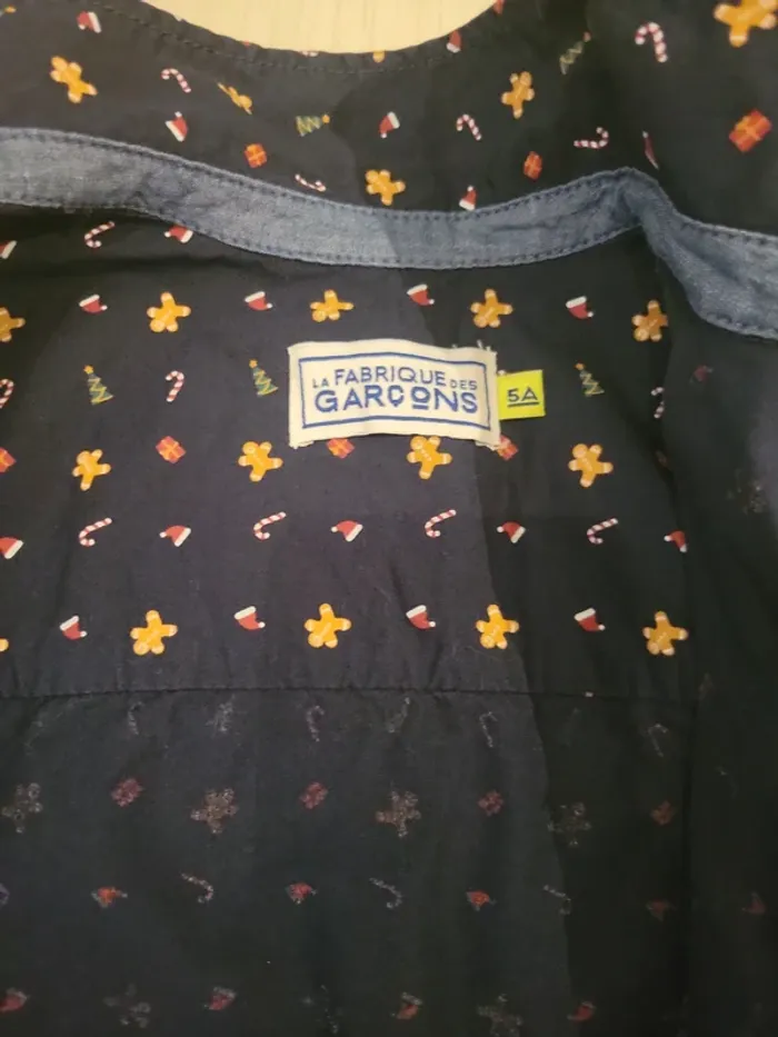 Chemise de Noël 4/5ans - photo numéro 4