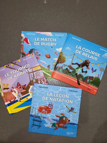 Lot de 4 livres « esprit sportif »