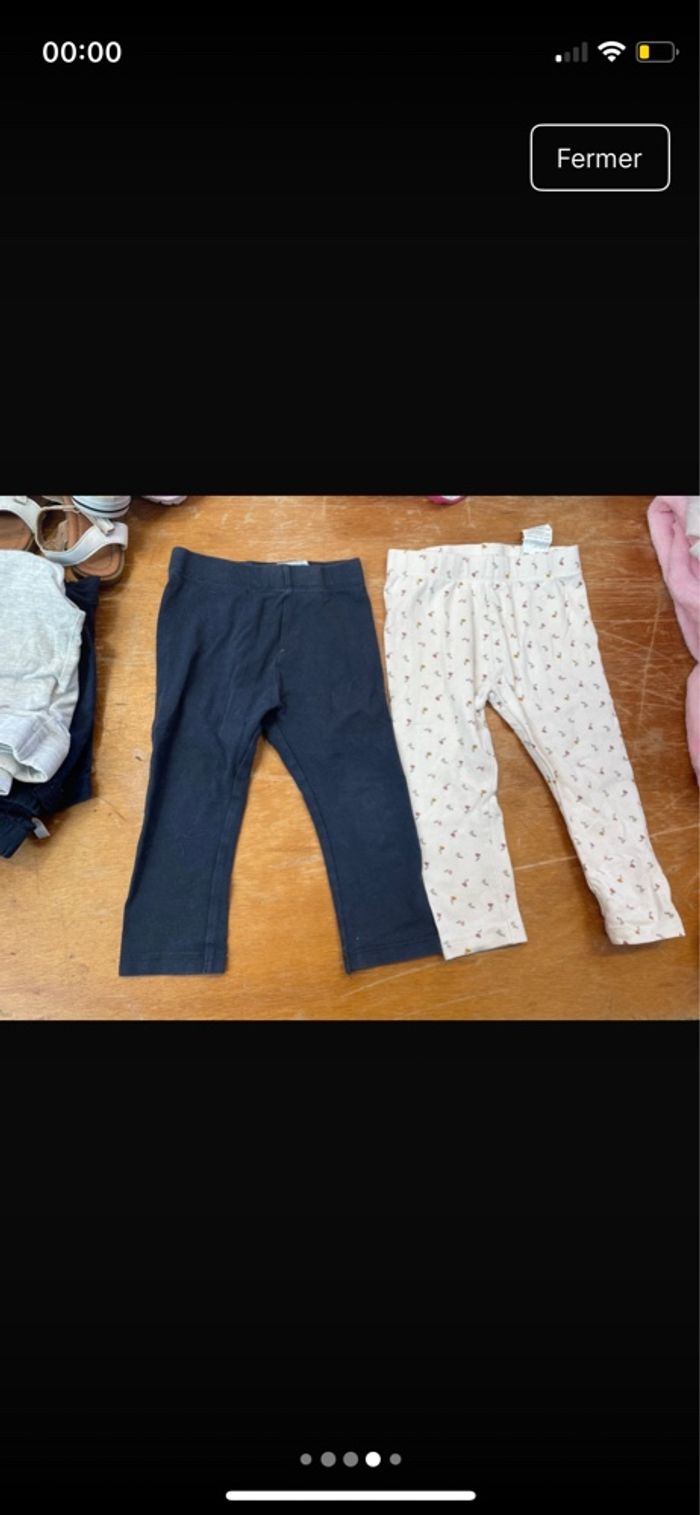 Lot de 7 leggings 18 mois - photo numéro 5