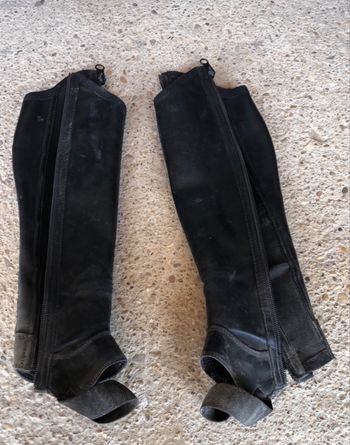 Chaps d’équitation noir 