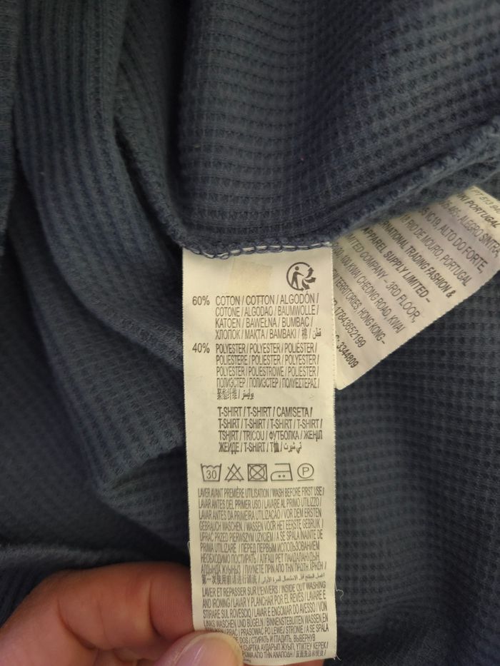 T-shirt bleu à motif Taille 10 ans - photo numéro 5