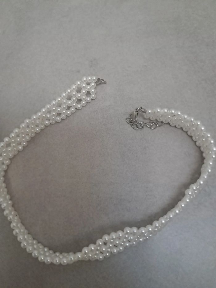 Collier perle ras de cou - photo numéro 3