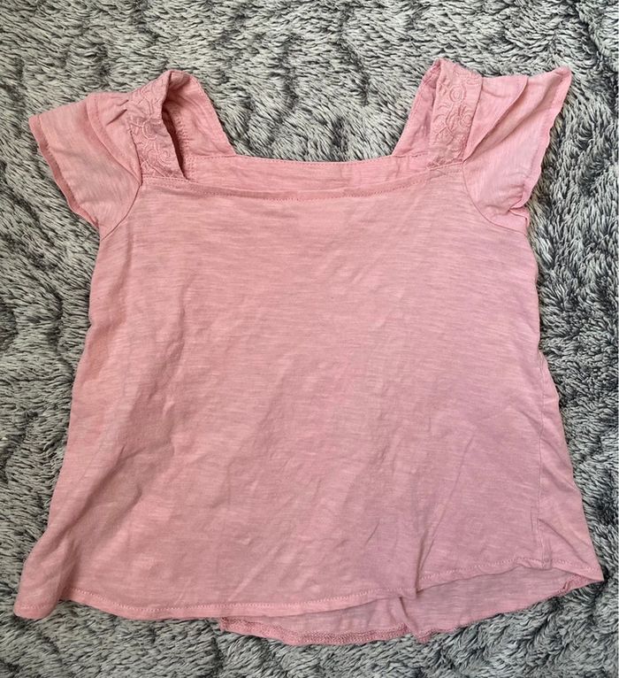 Teeshirt rose Zara - 5 ans - photo numéro 4