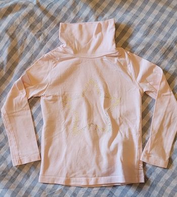 Tee shirt manches longues col roulé sous pull