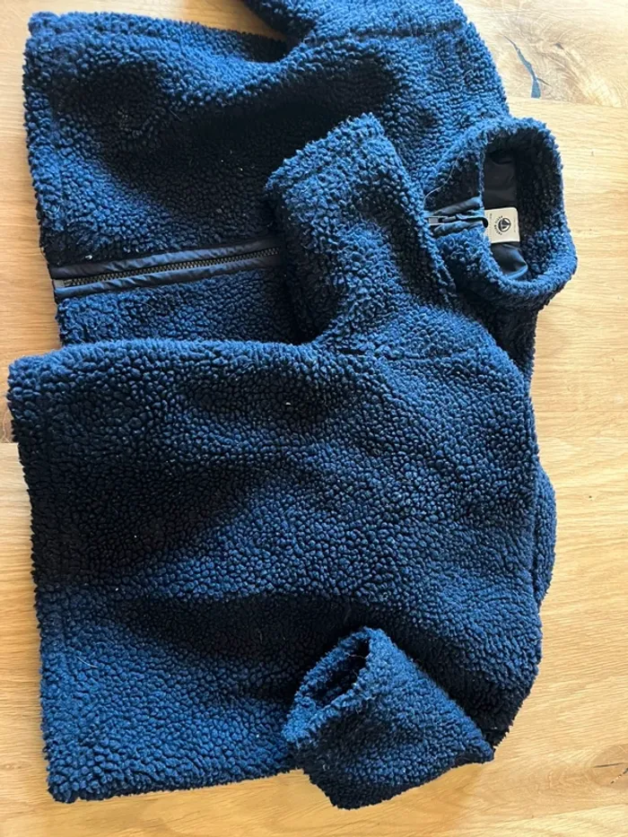 Manteau sherpa Petit bateau 12 mois - photo numéro 2