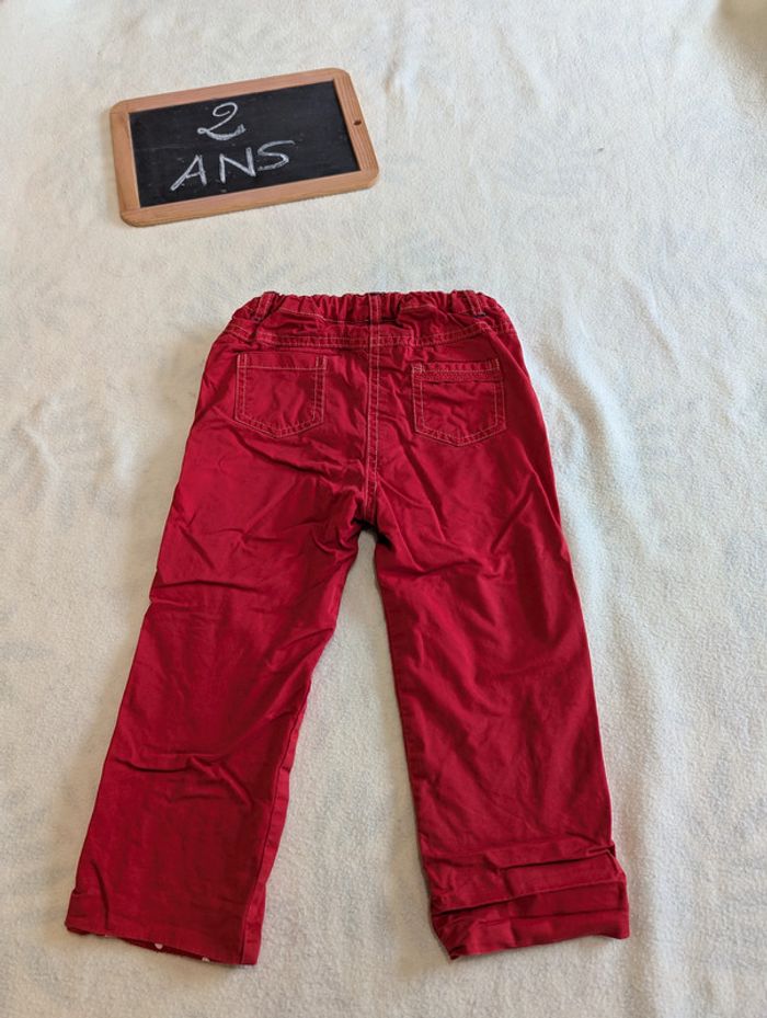 Pantalon rouge 2 ans - photo numéro 4