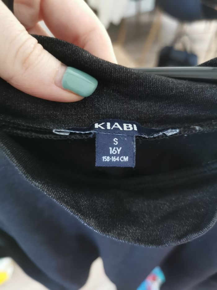 Haut noir pailleté S/16 ans - photo numéro 4