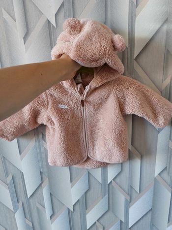 veste ourson rose